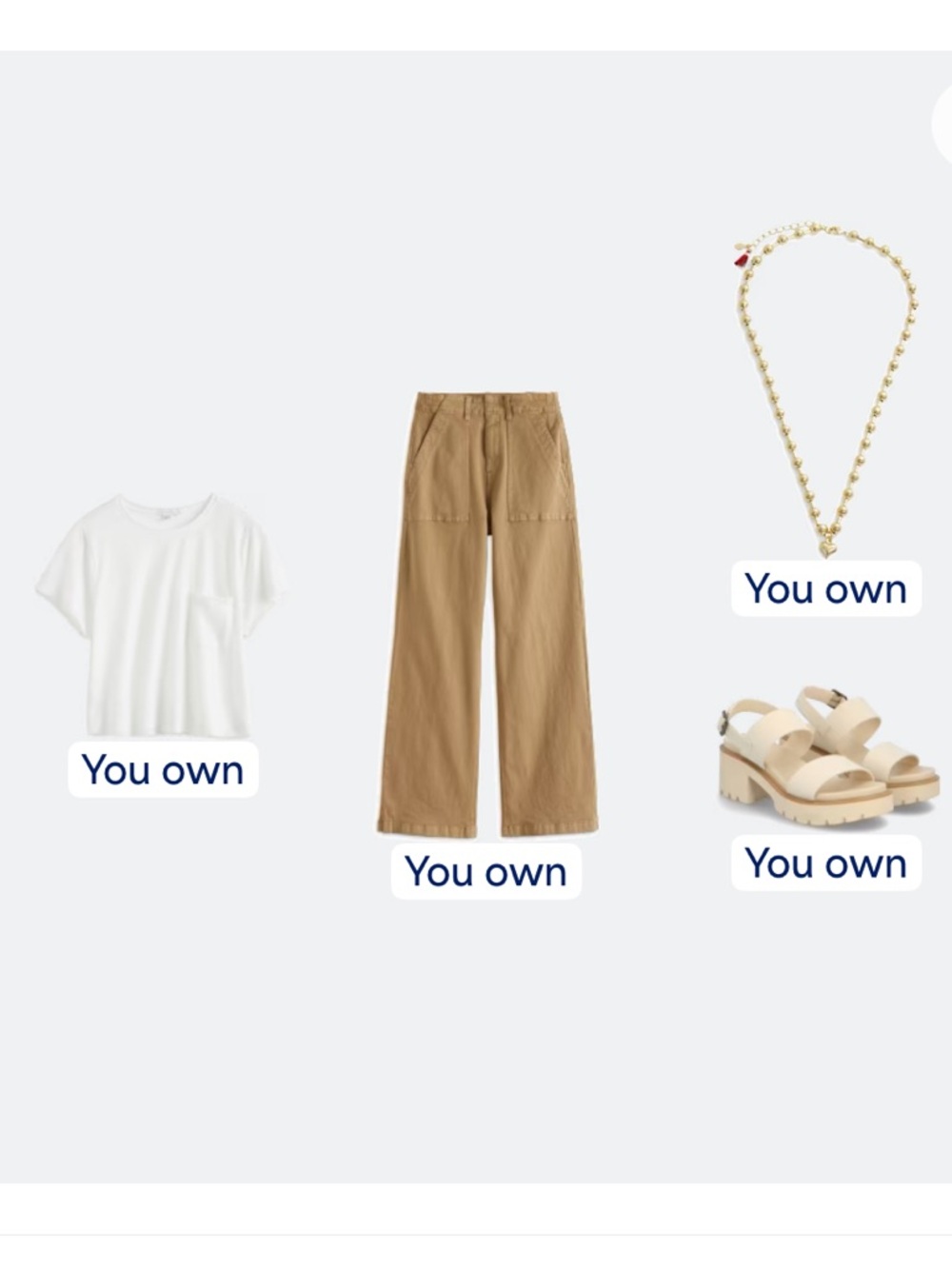 pistola Nicole Full Length Wide Leg Pant in Khaki l Chino - Picture 7 of 9